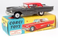 Lot 1629 - Corgi Toys, 214S Ford Thunderbird hard-top,...