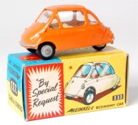 Lot 1636 - Corgi Toys, 233 Heinkel Trojan economy car,...