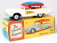 Lot 1637 - Corgi Toys, 430 Ford Bermuda taxi, white body...
