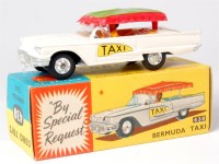 Lot 1638 - Corgi Toys, 430 Ford Bermuda taxi, white body...