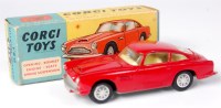 Lot 1646 - Corgi, 218 Aston Martin DB4, red body with...