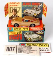 Lot 1668 - Corgi, 261 James Bond's Aston Martin DB5,...