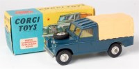 Lot 1692 - Corgi, 438 Land Rover 109" WB, dark blue,...