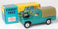 Lot 1693 - Corgi, 438 Land Rover 109" WB, metallic light...