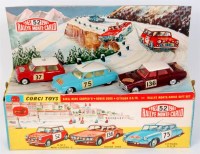 Lot 1707 - Corgi, gift set No.38, BMC Mini Cooper 317,...