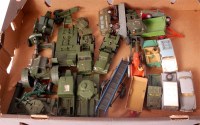 Lot 1713 - Quantity of mixed playworn, Corgi, Dinky, Spot-...