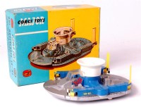 Lot 1718 - Corgi Toys, 1119 HDL hovercraft SRN-1, blue,...