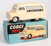 Lot 1725 - Corgi Toys, 412 Bedford Utilicon ambulance,...