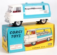Lot 1733 - Corgi Toys, 466 Commer milk float, white cab,...