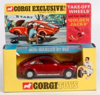 Lot 1750 - Corgi Toys, 341 Mini Marcos GT850, metallic...