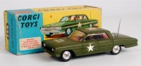 Lot 1753 - Corgi Toys, 358 military HQ staff car,...