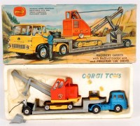 Lot 1755 - Corgi Toys, gift set No.27, machinery carrier...