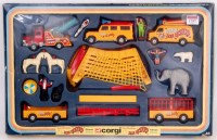 Lot 1757 - Corgi GS48 Jean Richard Circus Set - including...