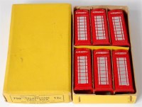 Lot 1909 - Dinky, trade box 750/12C, six telephone call...