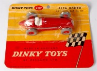 Lot 1912 - Dinky, 207 rare blister packed Alfa Romeo with...