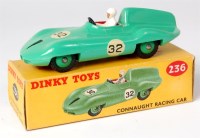 Lot 1917 - Dinky, 236 Connaught racing car, green, RN32,...