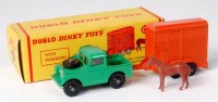 Lot 1922 - Dublo Dinky, 073 Land Rover and horse trailer...