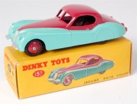 Lot 1925 - Dinky, 157 Jaguar XK120 Coupe, two-tone,...