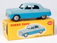 Lot 1929 - Dinky, 162 Ford Zephyr saloon, two-tone blue,...