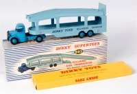 Lot 1965 - Dinky, 982 Pullmore car transporter, mid-blue...