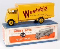 Lot 1973 - Dinky, 514 Guy van 'Weetabix', yellow 1st type...