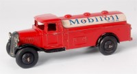 Lot 1993 - Dinky, pre-war 25D petrol tank wagon, red,...