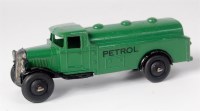 Lot 1994 - Dinky, pre-war 25D petrol tank wagon, green,...