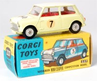 Lot 1648 - Corgi, 227 Morris Mini Cooper competition...
