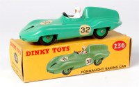 Lot 2004 - Dinky Toys, 236 Connaught racing car, pale...