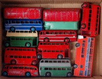 Lot 2017 - 12 unboxed playworn Dinky and Corgi public...