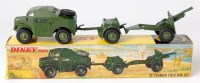 Lot 2032 - Dinky Toys, 697 25-pounder field gun set,...