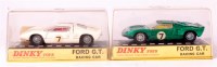 Lot 2036 - Dinky Toys, 215 Ford GT racing car boxed group,...