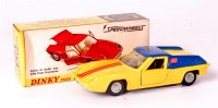 Lot 2037 - Dinky Toys, 218 Lotus Europa, yellow body with...
