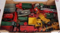 Lot 2062 - 25 mixed playworn Dinky Toys, Triang Minic,...
