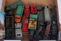 Lot 2063 - 18 mixed playworn Dinky Toys to include;...