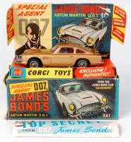 Lot 1709 - Corgi Toys, 261 James Bond's Aston martin DB5,...