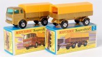 Lot 2334 - Matchbox Superfast, No.1 Mercedes truck,...