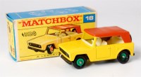 Lot 2338 - Matchbox, 1-75 series No.18 field car, yellow,...
