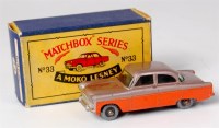 Lot 2340 - Matchbox, 1-75 series No.33 Ford Zodiac,...