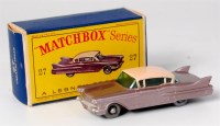 Lot 2346 - Matchbox, 1-75 series No.27 Cadillac Sedan,...