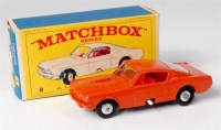 Lot 2349 - Matchbox, 1-75 series No.8 Ford Mustang, burnt...
