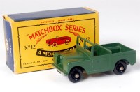 Lot 2353 - Matchbox, 1-75 series No.12 Land Rover Series...