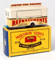 Lot 2356 - Matchbox, 1-75 series No.74 mobile canteen,...