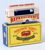 Lot 2357 - Matchbox, 1-75 series No.74 mobile canteen,...
