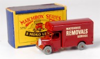 Lot 2364 - Matchbox, 1-75 series No.17 Bedford removals...