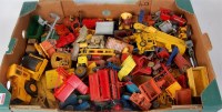 Lot 2000 - Large tray of assorted playworn Corgi, Dinky,...