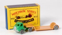 Lot 2366 - Matchbox, 1-75 series, No.27 Bedford low...