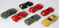 Lot 2589 - 7 assorted 1/43rd scale white metal kit built...