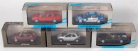 Lot 2592 - Minichamps, 1/43rd scale diecast group, 5...