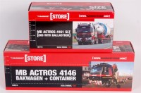 Lot 2637 - WSI Collectables, 1/50th scale Mammoet heavy...